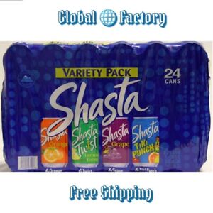 Shasta Soda Variety 12oz Pack Of 24