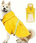 Dog Raincoat for Large Dogs Waterproof Reflective Doggie Rain Coat Adjustable