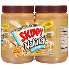 SKIPPY Natural Creamy Peanut Butter Spread Twin Pack 2-Pack-FREE SHIPPING