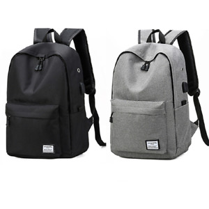 Lightweight Casual Laptop Backpack with USB Charging Port For for Men and Women