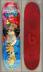 Willy Santos 2001 Birdhouse Fro Dog Skateboard Deck - Used with Red Grip Tape