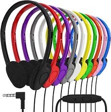 Bulk Headphones with Microphone for School Office Library K12-College Wholesale