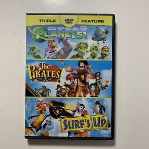 Pirates! Band of Misfits, the / Planet 51 / Surf's up - Vol - DVD - VERY GOOD