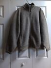 Vtg LL Bean Freeport Maine Wool Cardigan Sweater Jacket Full Zip Men’s XL