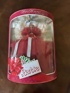 1988 Happy Holidays Special Edition Barbie Doll Mattel #1703