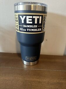 YETI Rambler 30 oz Navy BPA Free Tumbler with MagSlider Lid NEW AUTHENTIC