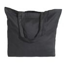 10 Wholesale Bulk Large Black Canvas Tote Bags - Free Shipping