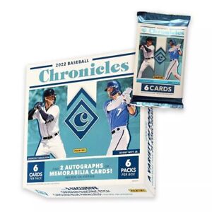 2022 Panini Chronicles Baseball MLB Retail Jumbo Hobby Factory Sealed Box