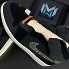 Nike Air Jordan 1 Mid SE Craft Shoes Anthracite Olive FD6817-003 Men's Size 13