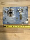 Vintage Brass Folger Adam Prison Jail Lock And Key Willo Products