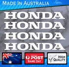 Honda style Stickers -white set of 4 JDM,  Civic Outboard Bike decal