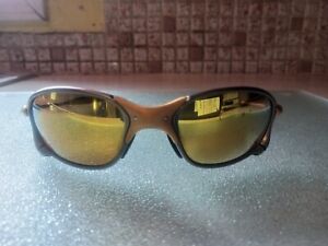 Oakley XX 24K Gold Glasses-2nd Gen-24K Gold Polarized Lenses+Vault+Soft Bag