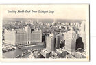 Chicago Illinois IL Vintage RPPC Real Photo Looking North East Chicago's Loop