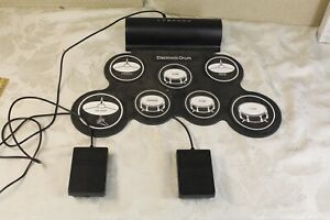 New ListingUSB Roll-Up Silicon Drum Set Digital Electronic Drum Kit 7 Pad With 2 Pedals