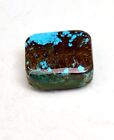 Natural Blue Bisbee Turquoise With Brown Webbing  Ct 22.70 Certified Loose Gem