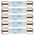Digital Multimeter Fuse 0.5A 500mA 1000V DC Fast Acting Nickel-Plated Brass C