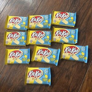 Lot Of 10!!! Kit Kat Easter LIMITED EDITION Lemon Crisp 1.5 oz Bars! NEW!