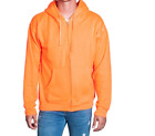 Men's Solid Full Zip Up Hoodie Classic Hooded Zipper Sweatshirt Cotton Unisex