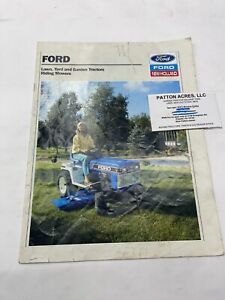 Brochure for Ford Lawn Yard Garden Tractor Riding Mower YT16 LGT18H LT12/H YT18