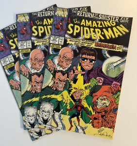 Amazing Spider-Man #337 (Marvel, 1990) 1st Full Team 2nd Sinister Six - Lot of 3