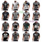 ⭐T-Shirt Men Vintage Black Gray Fitness Casual Short Sleeve T Shirts Classic Fit