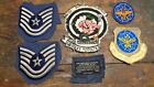 Lot Vietnam War vintage USAF Air Force Air Police Sq Rank & MAC uniform patches
