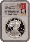 2020 W End of WW 2 Proof Silver Eagle V75 Privy NGC PF70 UC Early Releases