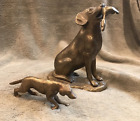 New ListingVintage brass figurine hunting dog w/ duck and pointer collectibles
