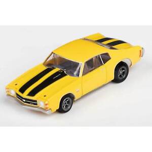AFX/Racemasters 1971 Chevelle 454 Yellow AFX22050 HO Slot Racing Cars