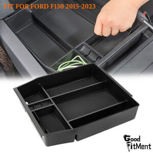 For Ford F150 Car Center Console Armrest Storage Box Organizer Tray Accessories (For: 2017 Ford F-150 XLT)