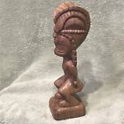 Tiki Statue Hand Carved Wood-Hawaiian War God KU 8 Inches monkey pod