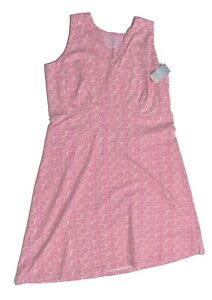1X FRESH PRODUCE pink CITRUS TWIST Crossover Dress NWT Vintage FP