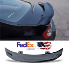 Sedan Car Tail-free Perforated Spoiler Modified Wing Glossy Black GT Style USA