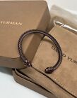 NEW David Yurman 5mm Chocolate Aluminum Renaissance Cable Bracelet