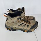 Merrell Mens Shoes Moab Mid Top Ventilator Hiking Boots Walnut 10