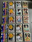 LOT OF 5 1989 Topps Football Rack Pack WALKER DICKERSON MOON RICE ON TOP E