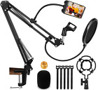 Microphone Stand, Adjustable Mic Stand Desk Suspension Scissor Arm Mic Boom Arm
