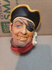Chalkware THE PIRATE HEAD 1995 England LEGEND PRODUCTS Signed F Wright