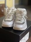 Chanel 2018S White PVC CC Logo Transparent Leather Trainers Sneakers 36.5