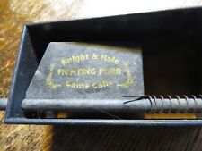 New ListingVintage Knight and Hale Fighting Purr Mechanical Box Turkey Call