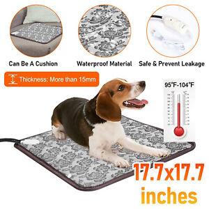 Electric Pet Heating Pad Waterproof Heated Bed Mat for Dog Cat Outdoor Indoor