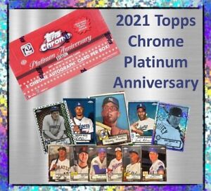 2021 Topps Chrome Platinum Anniversary | You Pick | Complete Your Set