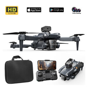 Drones with HD Camera 4K Dual RC Drone WIFI FPV Foldable Quadcopter 3 Battery
