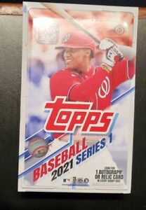 2021 Topps Series 1 One Hobby Box Factory Sealed Baseball STARTING TO GET HOT