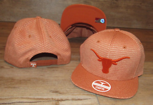 Texas Longhorns Longhorn Headwear Game Day Flat Brim Snapback Hat Cap size Men's