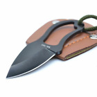 Knife Mini Finger Stainless Steel Survival Camping Fishing With Sheath EDC