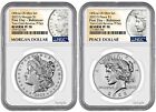 2023 S Reverse Proof  Morgan Peace Silver Dollar NGC PF70 BALTIMORE First Day