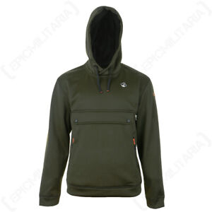Percussion Hooded Sweatshirt - Khaki Green With Hood - High Quality Outdoors