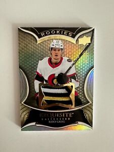 New ListingGold EXQUISITE 3 CLR ROOKIE RC PATCH /25! 23-24 Black Diamond #RP-RG RIDLY GREIG
