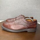 Allen Edmonds Derby Shoes Men's Size 11D Brown Leather Split Toe Vibram Moc 1642